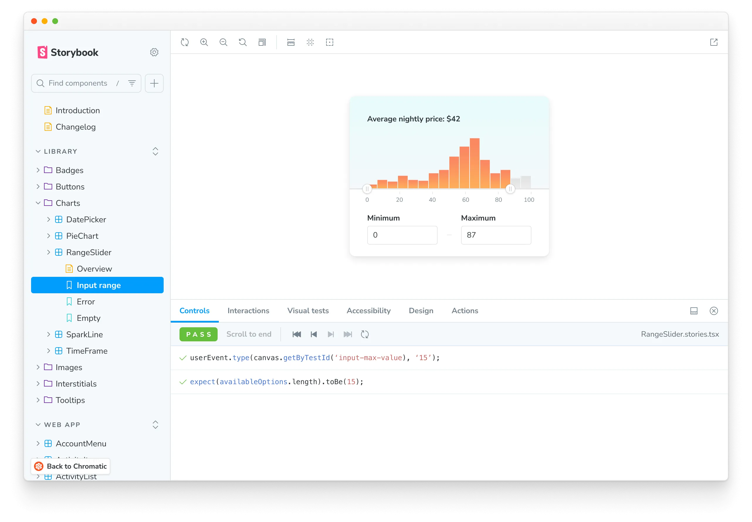 Develop with Storybook
